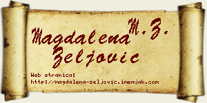 Magdalena Zeljović vizit kartica